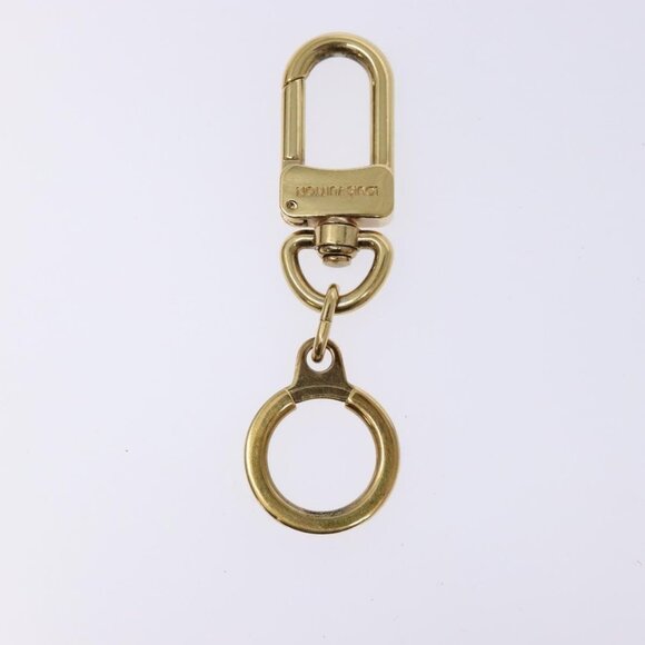 LOUIS VUITTON Anneau Cles Key Holder metal Gold Tone M62694 LV Auth BA5447 - Picture 9 of 12